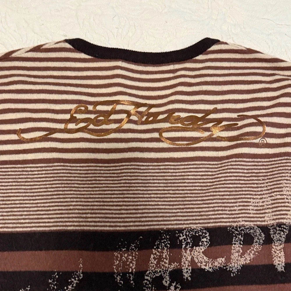 Ed Hardy by Christian Audigier unisex V neck sweater XL
